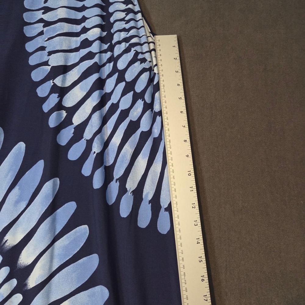 Tommy Bahama Maxi Dress Womens Small Blue Tie Dye Sunburst Sleeveless Halter - Picture 6 of 8